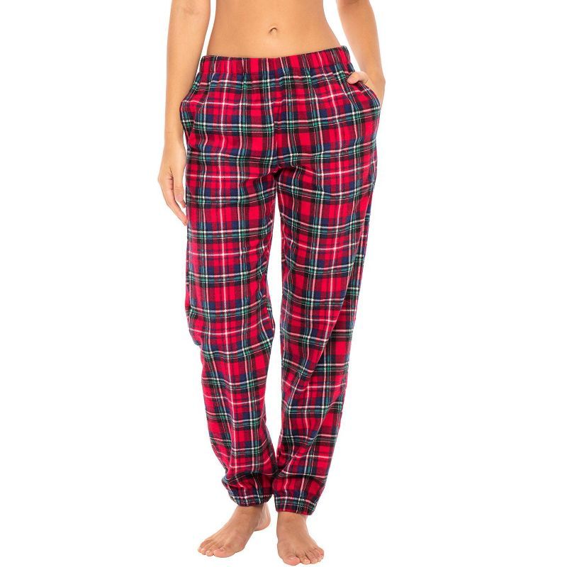 Alexander Del Rossa Women's Cotton Flannel Pajama Pants, Winter Joggers, Christmas Colors | Target