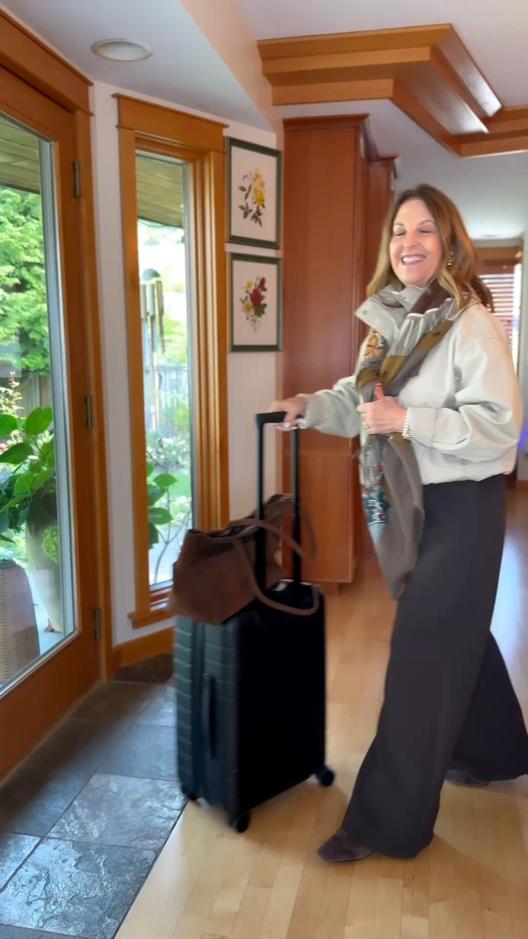 Travel outfit
Aritzia lodge pant in crepette.
They fit trim, I am wearing size small. 
Jacket runs big, I’m wearing size xxs.

#LTKOver40 #LTKSeasonal #LTKTravel
