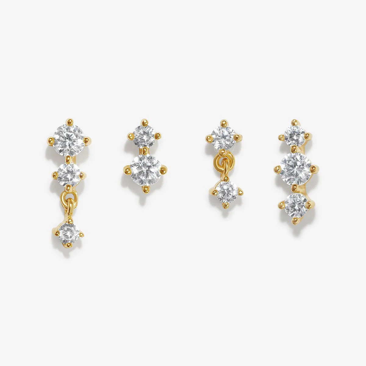 Hann stud earring set | Adornmonde