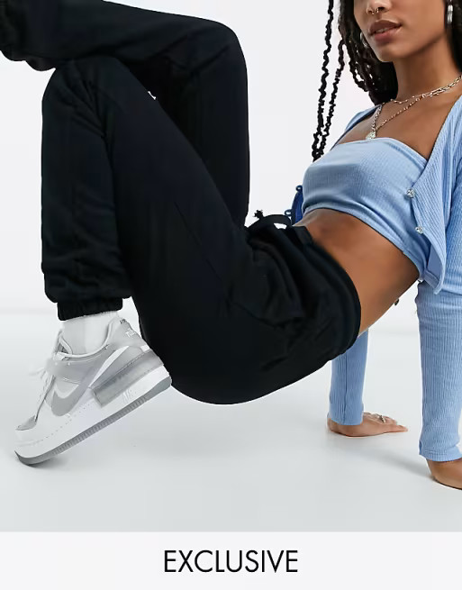 COLLUSION skinny joggers in black | ASOS (Global)