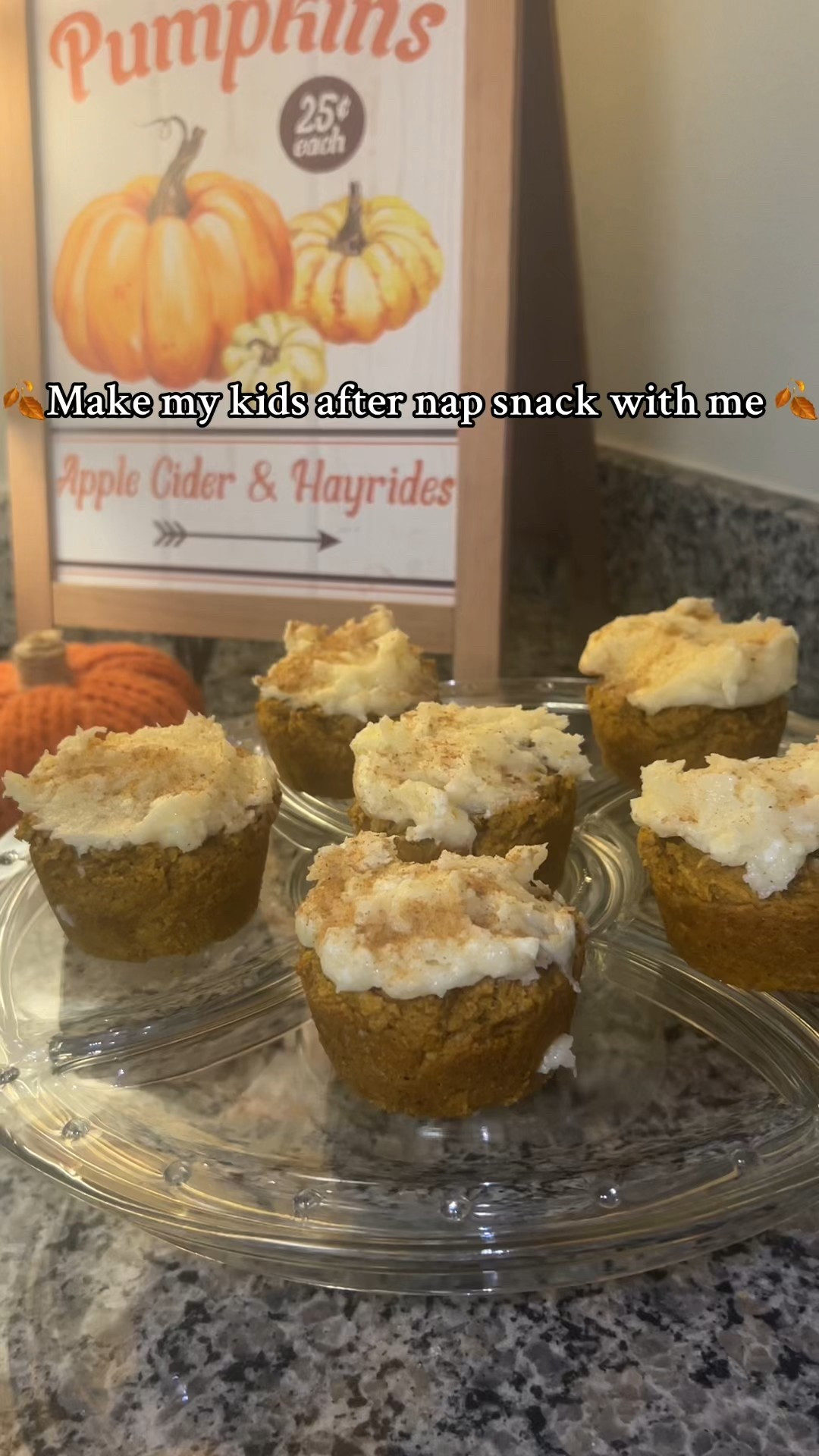One of my kids favorites little snacks, that just feels like fall. So obviously had to make some of these in mini muffin for a snack on throughout the week! Also just got this little lamp from Walmart, which brings so much warm to the space.!

#LTKmomlife #LTKfoodie #LTKFindsUnder50