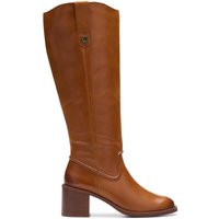 Chamberly Up Mid Tan Leather Knee High Boots | Debenhams UK