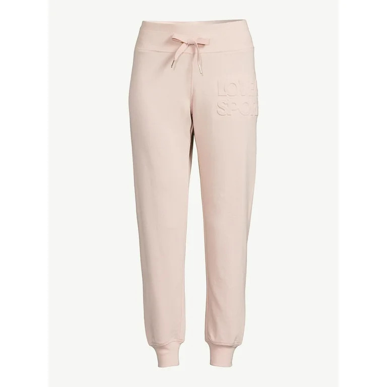 Love & Sports Women's Embossed Logo Jogger Pants | Walmart (US)