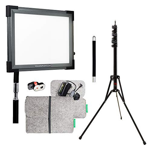 The Makeup Light Key Light LED Panel Starter Kit with Stand - "Graphite" | Amazon (US)