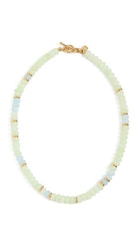 MAYAMAR Women's Beaded Stone Stacker Necklace, Gold, One Size | Amazon (US)