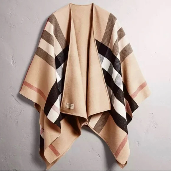 Burberry check reversible cape | Poshmark