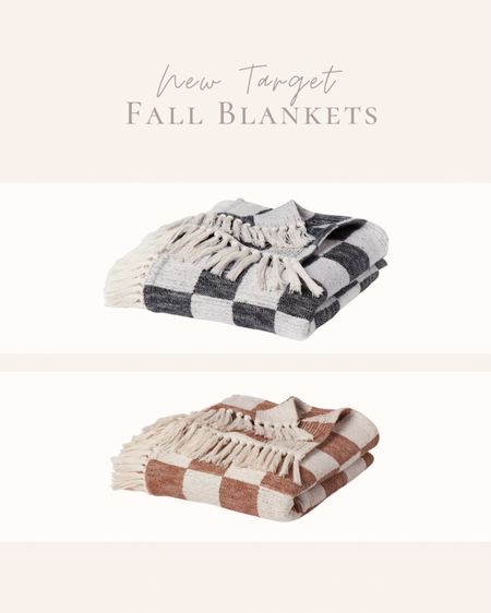 New target fall blankets, checkered blanket, fall decor, throw blanket 

#LTKhome #LTKSeasonal