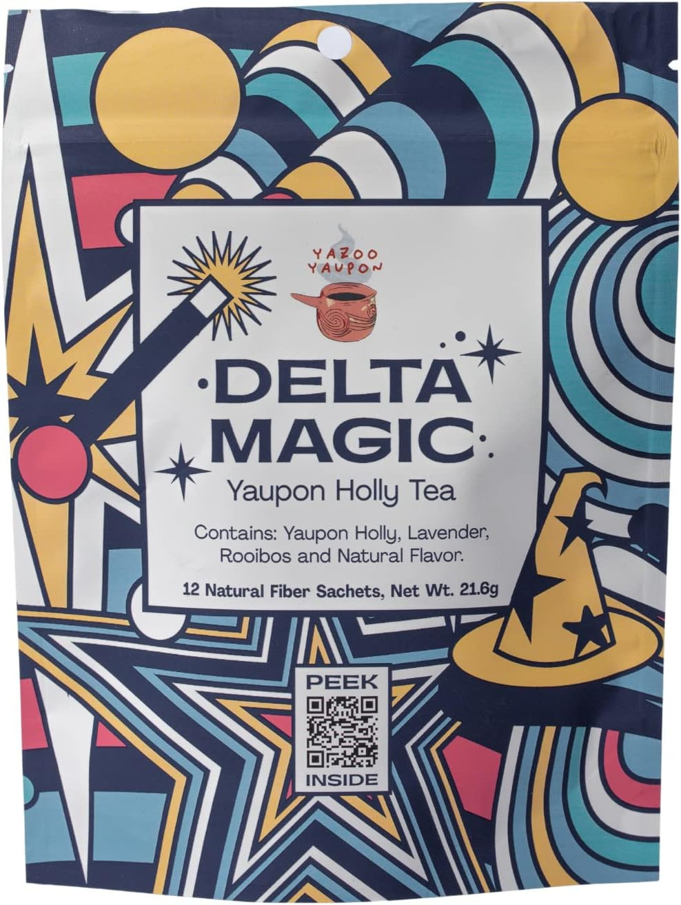 Delta Magic Yaupon Tea - Yazoo Yaupon - American Grown Yaupon Tea with Lavender, Coconut, and Rooibo | Amazon (US)