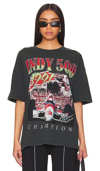 Indy 500 1991 Champion Oversized Tee in Black Pigment | Revolve Clothing (Global)