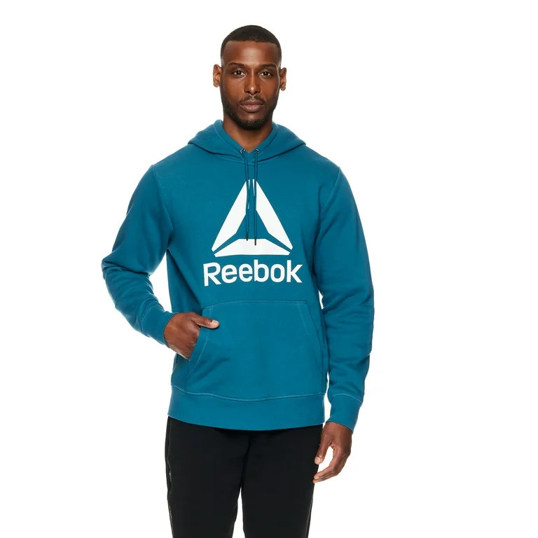 Reebok Men's Delta Logo Fleece Hoodie, Sizes S-XL | Walmart (US)
