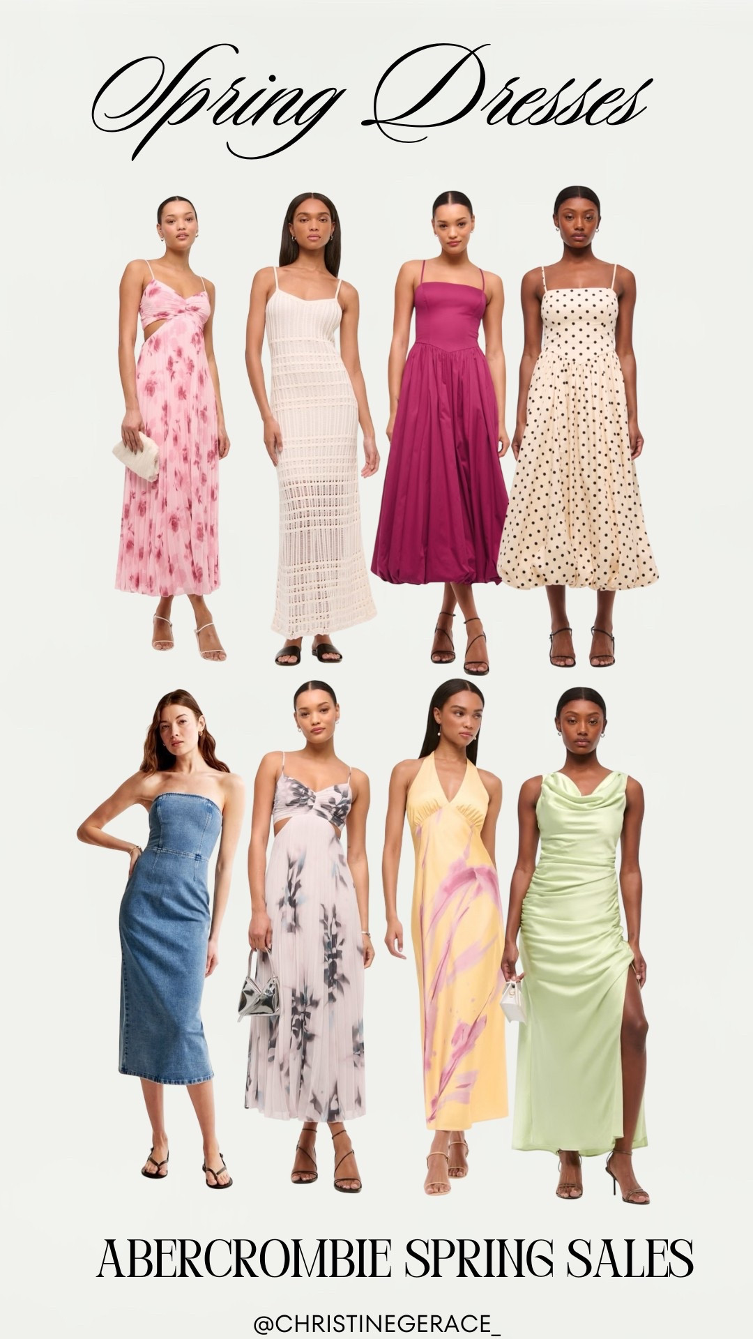 Abercrombie spring dresses !  

#springdress #weddingguestdress 
Spring outfit, dress, wedding guest dress, spring style, christinegerace 

#LTKSeasonal #LTKSpringSale
