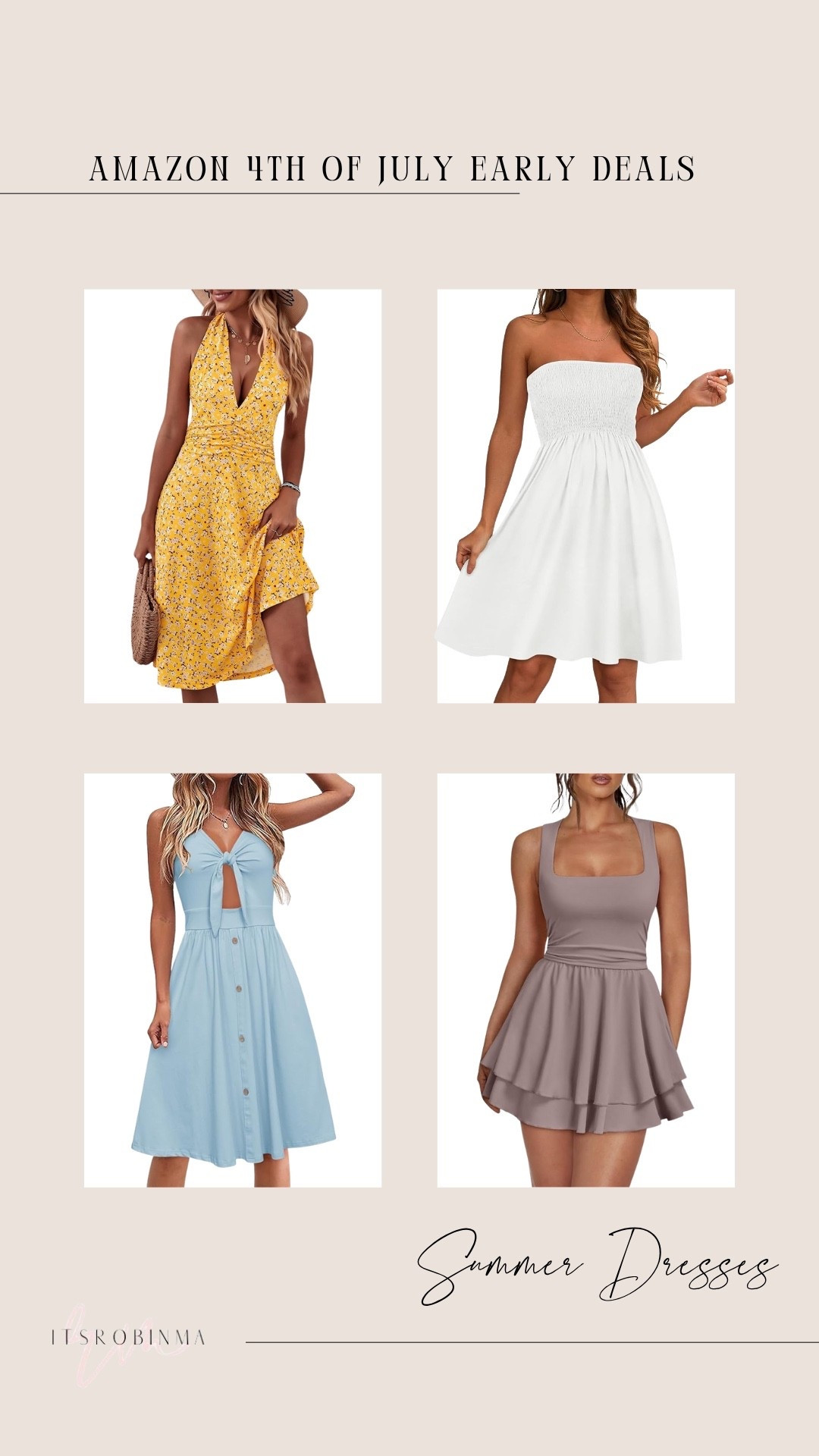 Amazon 4th of July Sale Early Deal — so many cute Summer Dresses under $30. Great for the holiday and easy to style all season.

#LTKStyleTip #LTKFindsUnder50 #LTKSaleAlert