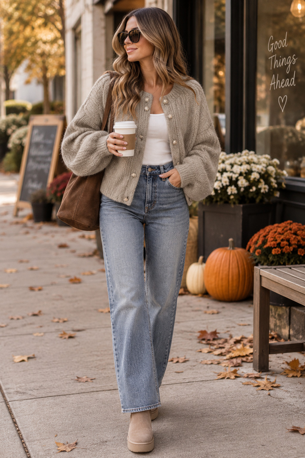 This Amazon cardigan is such an easy fall wardrobe staple. I love the soft taupe color, textured knit, oversized sleeves, and pretty gold buttons—it looks so elevated with a simple tank and jeans. Perfect for casual fall outfits, coffee runs, college looks, work-from-home days, or weekend errands.
#AmazonFashion #AmazonFinds #FallCardigan #FallOutfitIdeas #CozyCardigan #NeutralStyle #FallFashion #CasualFallOutfit #AmazonFallFashion #SweaterWeather 

 #LTKSeasonal #LTKU #LTKSaleAlert