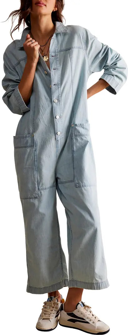 Margarita Long Sleeve Denim Jumpsuit | Nordstrom Rack