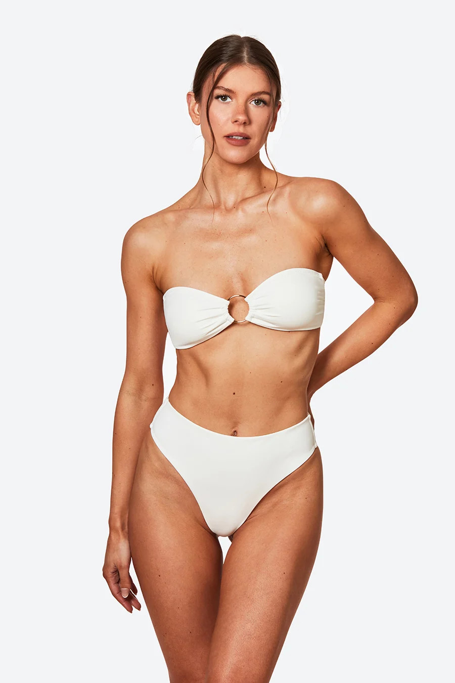 THE SABRINA TOP - IVORY | Dolce Leone Swim