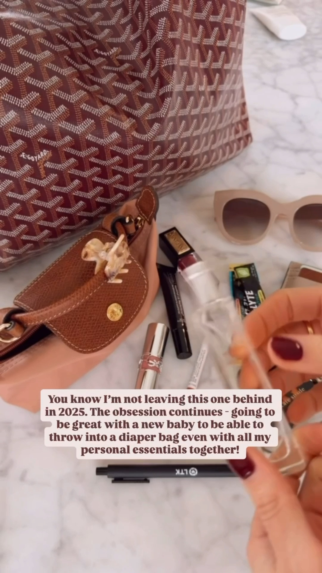 This mini Longchamp bag is seriously the perfect everyday bag! I love that you can put it inside a larger bag to make it easier to change purses! 

Loverly Grey, Longchamp, mini bag, everyday bag, pink bag 

#LTKBaby #LTKmomlife