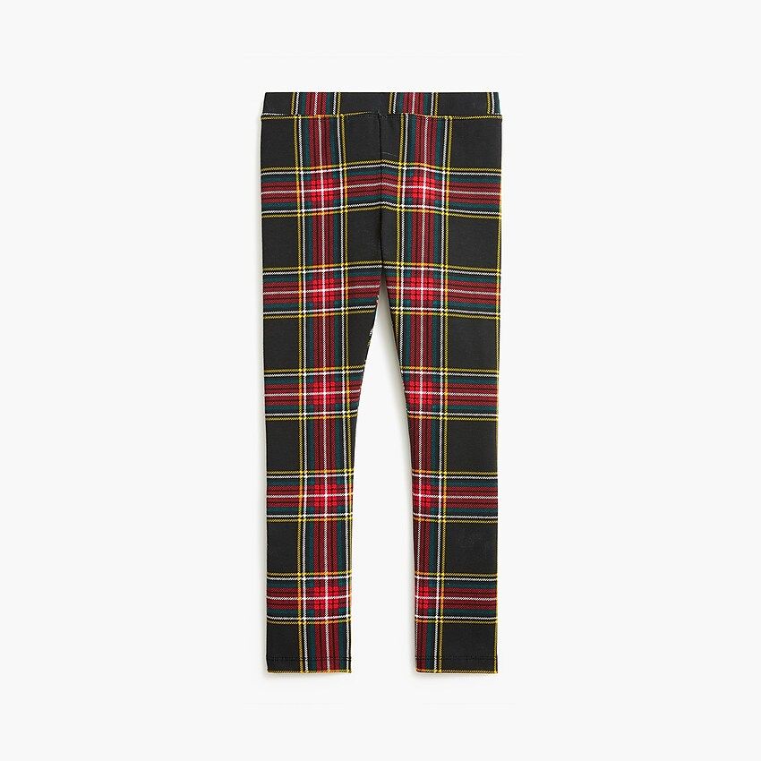 Girls' Stewart tartan leggings | J.Crew Factory