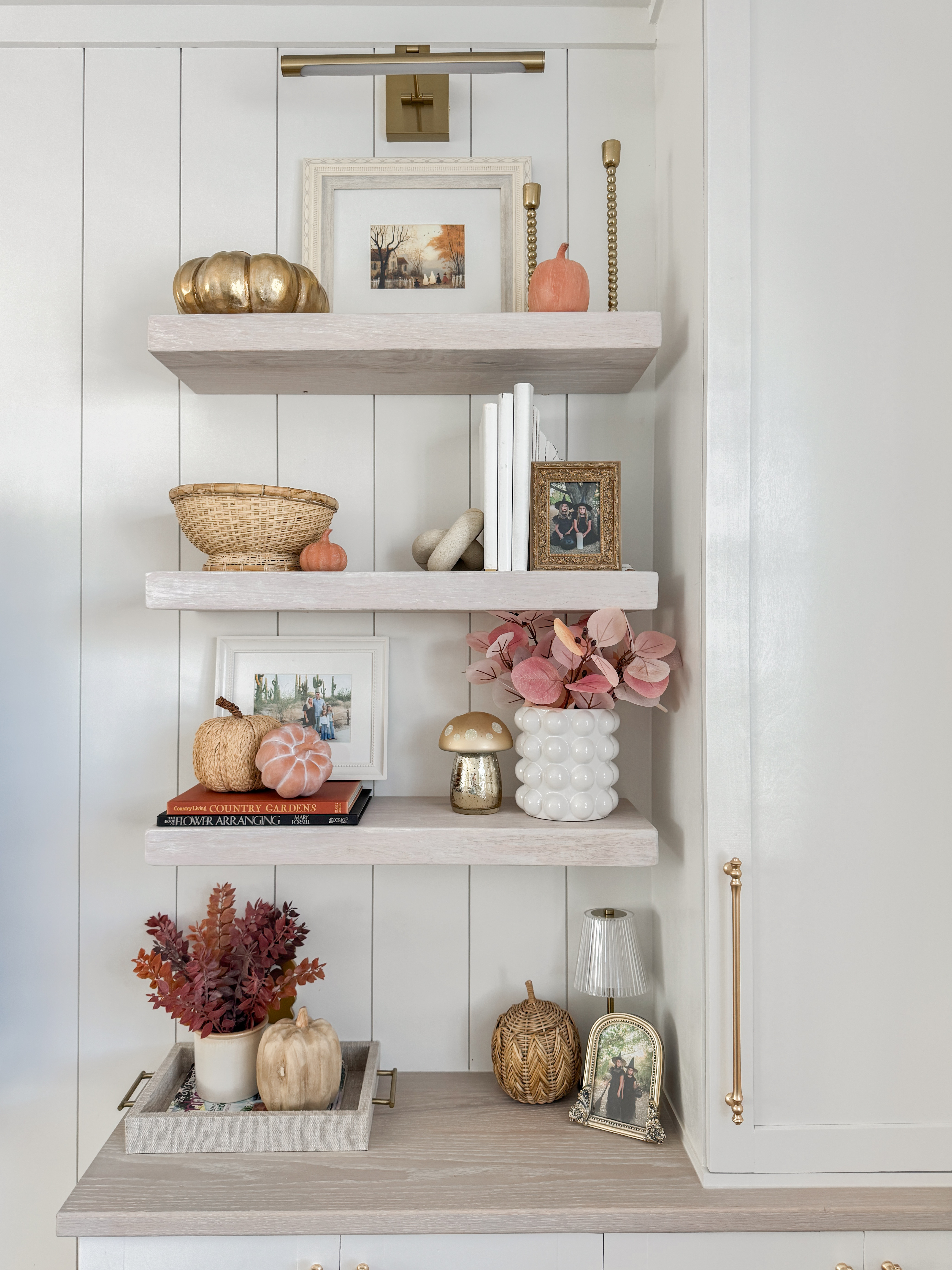 Fall open shelving decor ideas! 

#LTKSeasonal #LTKHalloween #LTKHome