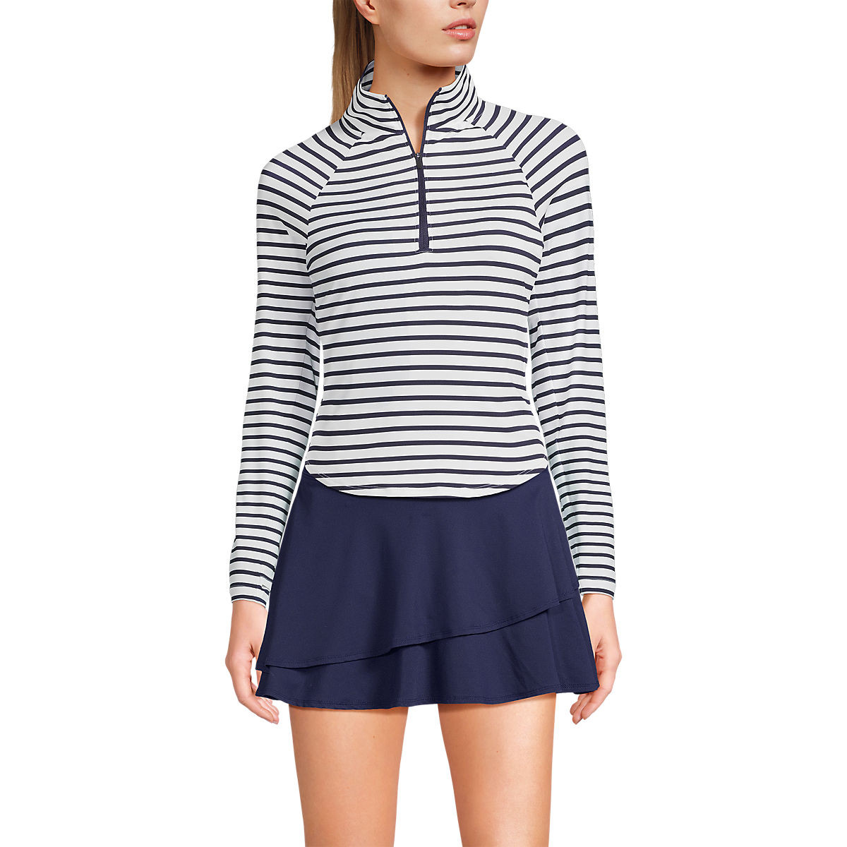 Women's Long Sleeve Rash Guard Cover-up UPF 50 | Lands' End (US)