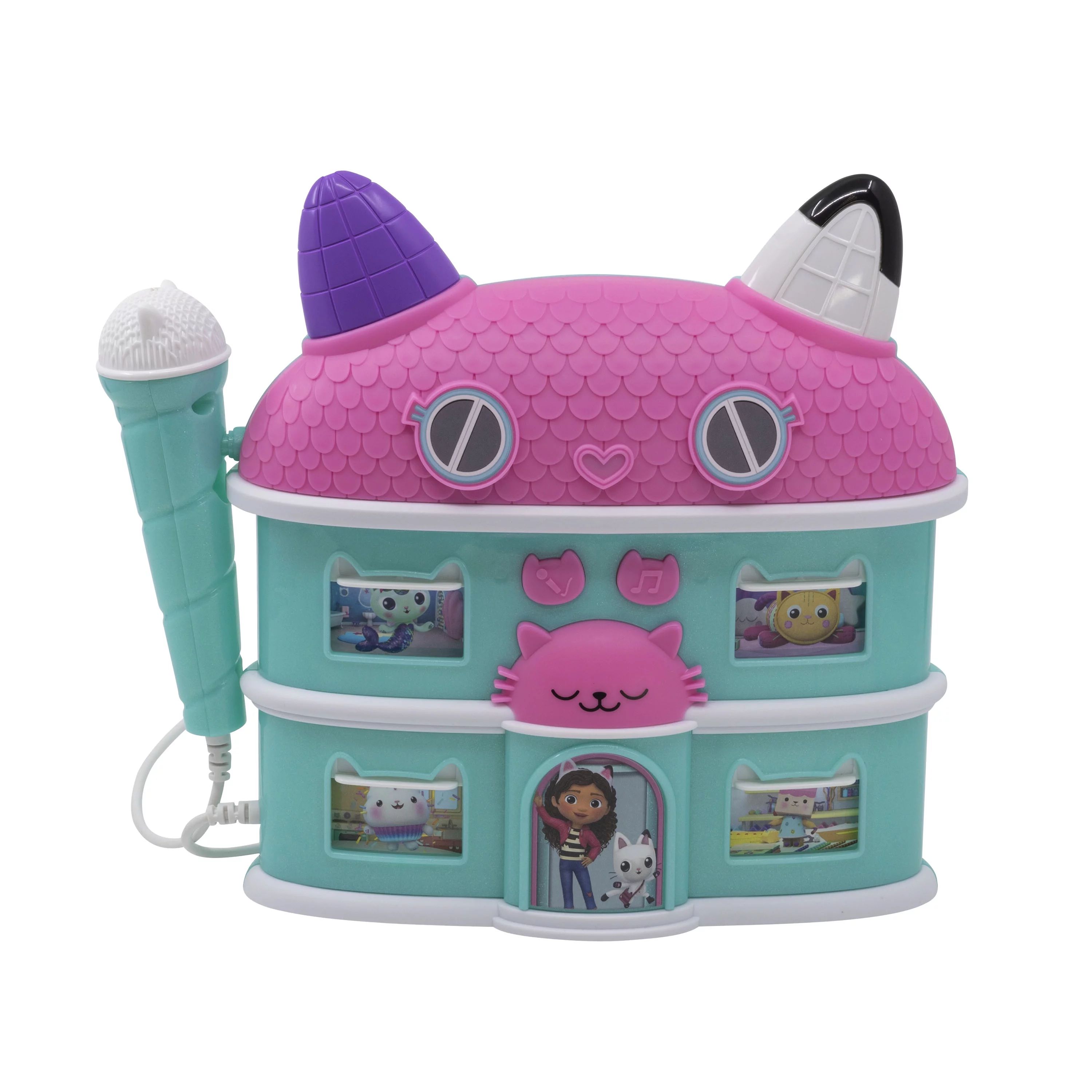 Gabby's Dollhouse Boombox.  Sing Along to Built-In Music from the show. Includes real working mic... | Walmart (US)
