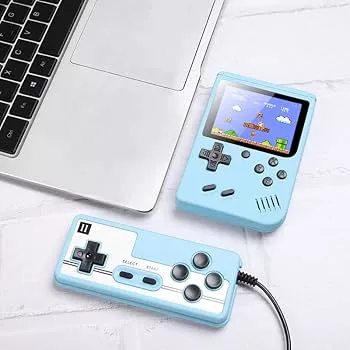 Handheld Game Console with Classical Retro Games Tetris Mario