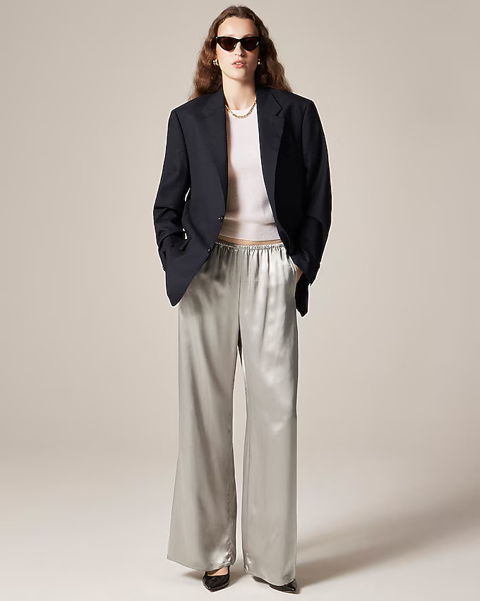 Cosmo pant in luster charmeuse | J. Crew US