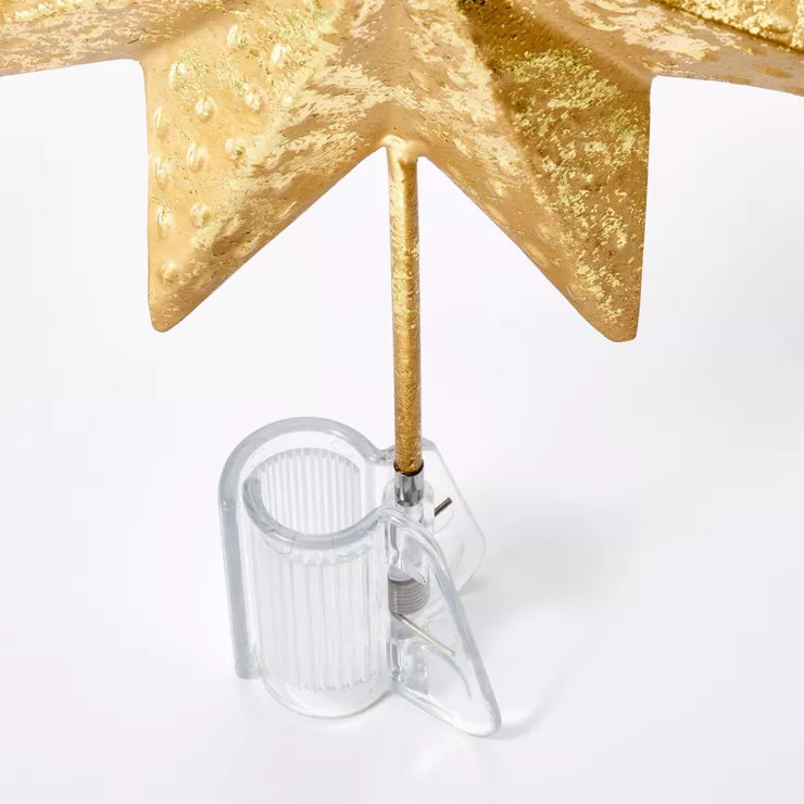 Foil Star Tree Topper Gold - Threshold™ designed with Studio McGee | Target