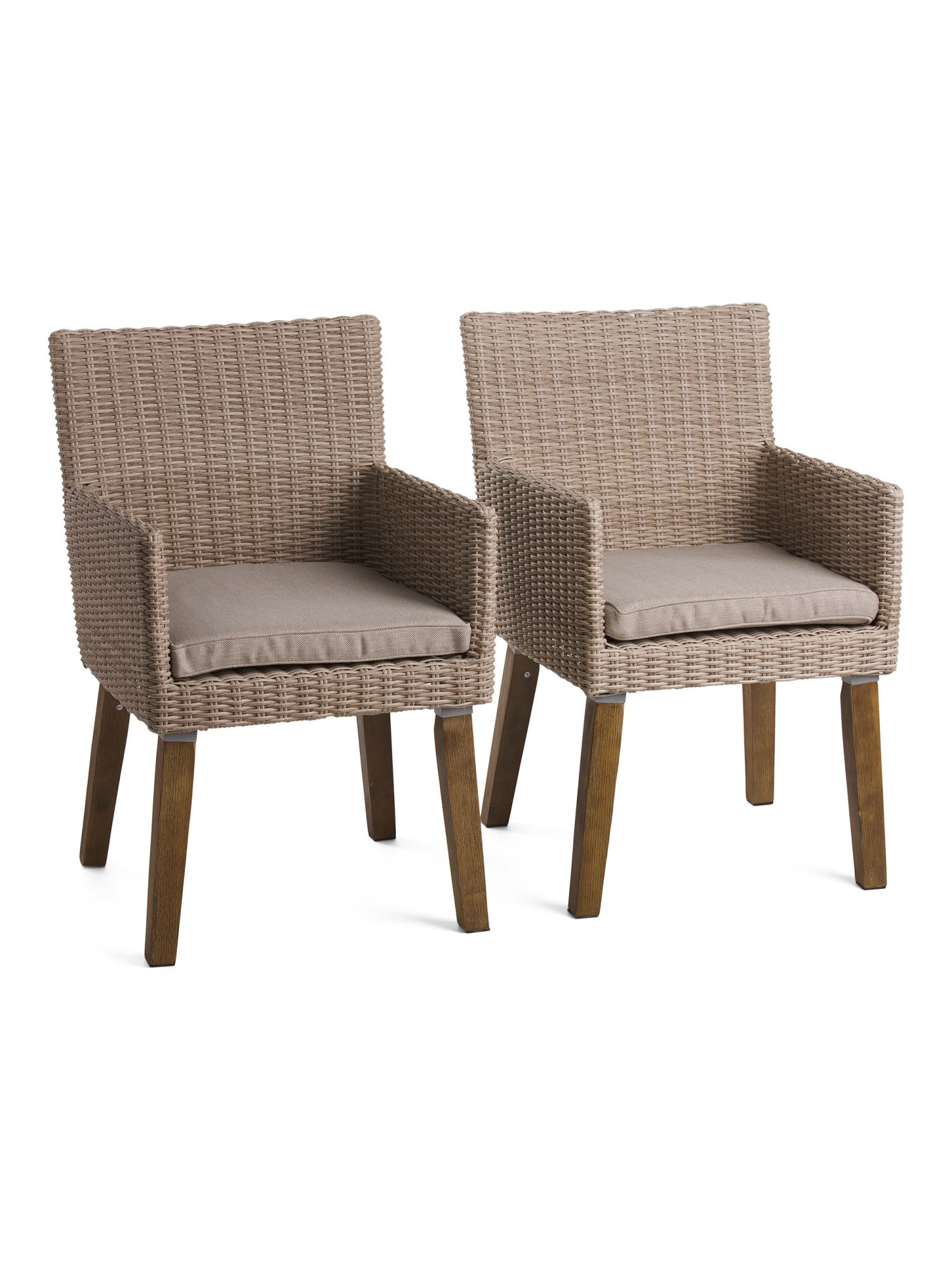 Set Of 2 Outdoor Wicker Chairs | TJ Maxx