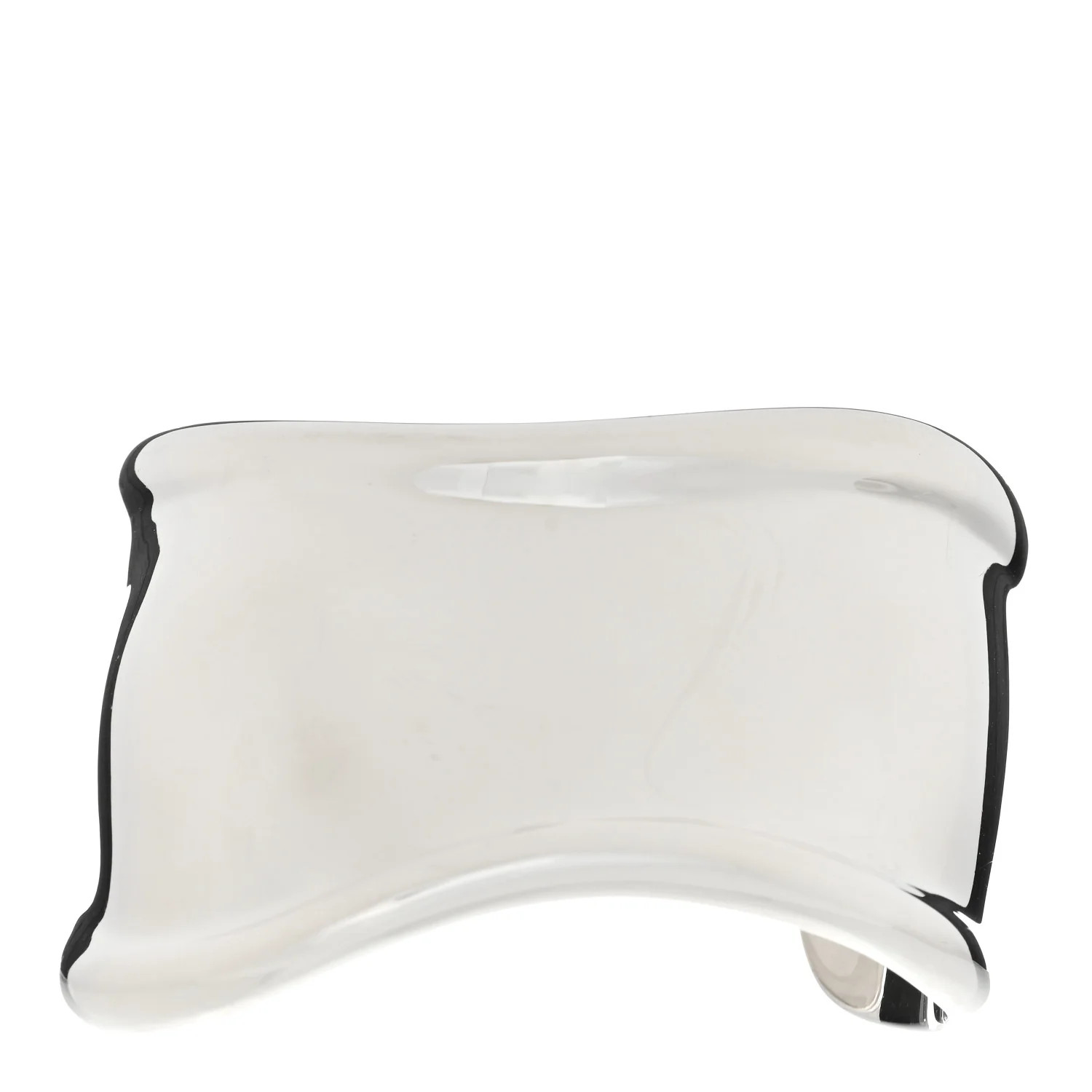 Sterling Silver Small Elsa Peretti Right Wrist Bone Cuff Bracelet | FASHIONPHILE (US)