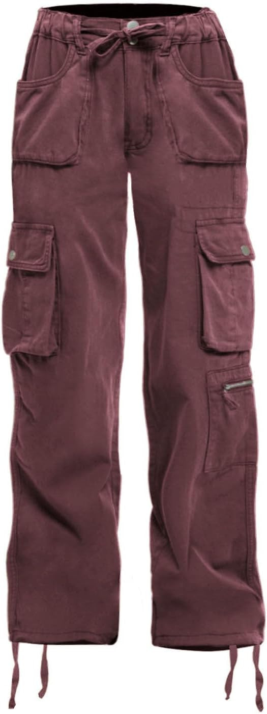 Cargo Pants Women Baggy Hiking Casual Cotton Military Tactical Army Combat Work Pants with 7 Pock... | Amazon (US)
