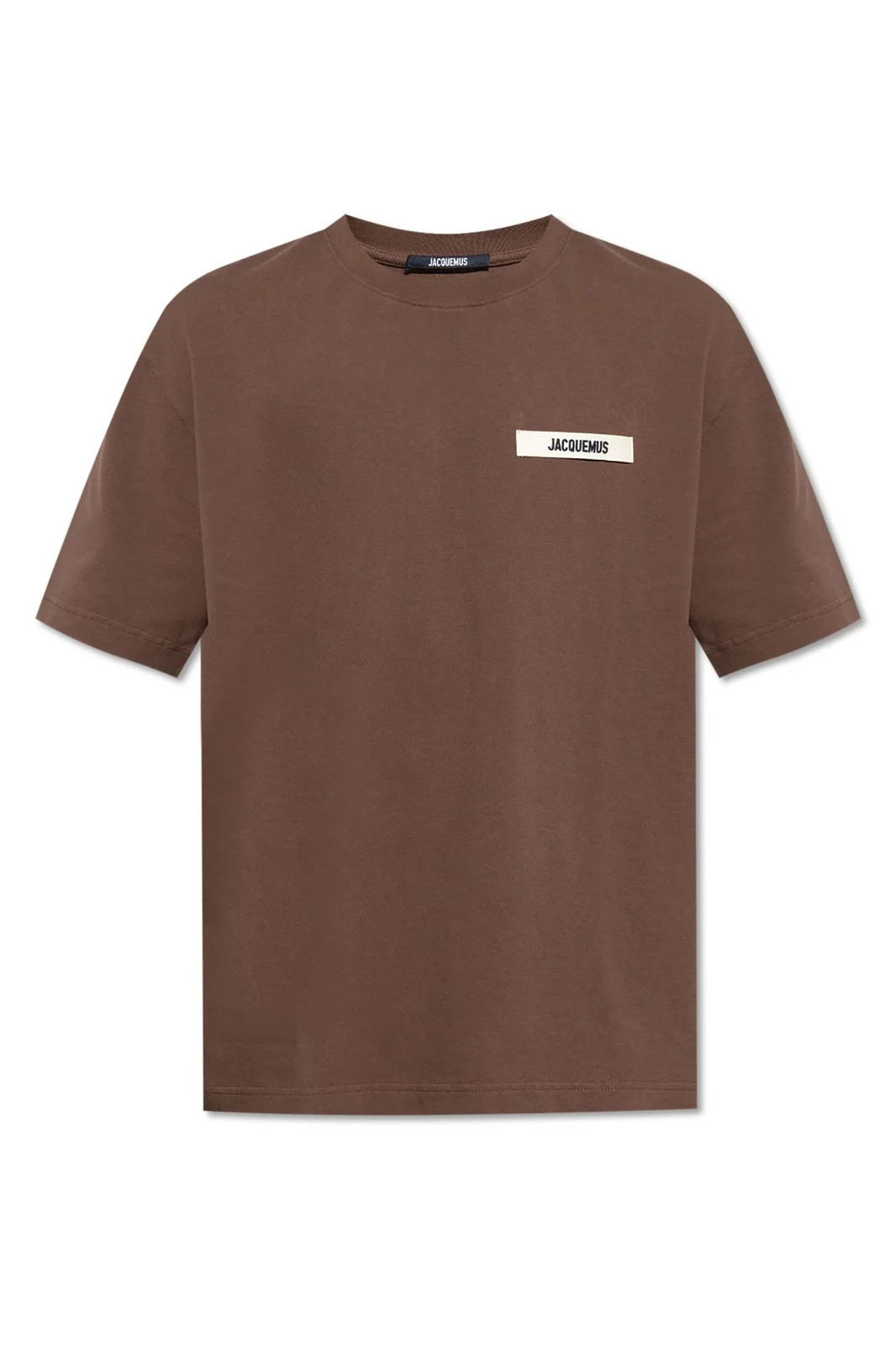 Jacquemus Logo Patch Crewneck T-Shirt | Cettire Global