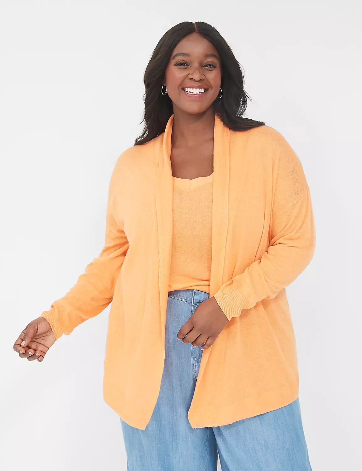 Open-Front Shawl Collar Cardigan | Lane Bryant (US)