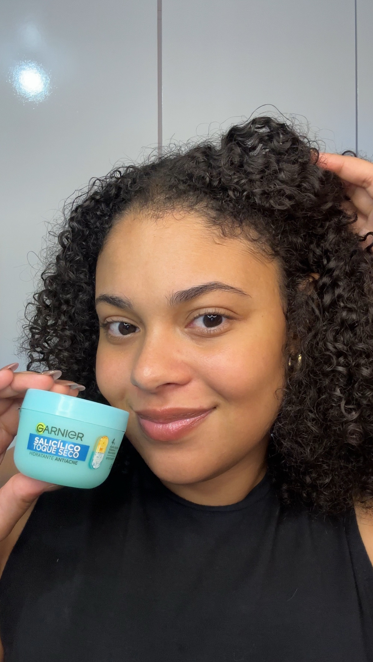 Testando o viralizado hidratante Toque Seco com ácido salicílico da Garnier 🩵✨

#LTKbrasil #LTKbeleza