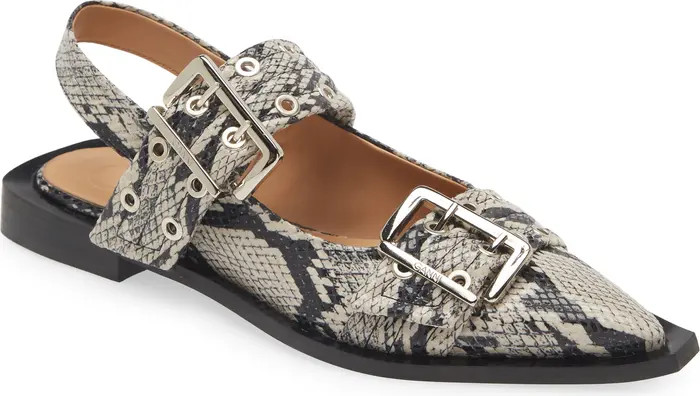 Slingback Pointed Toe Flat (Women) | Nordstrom