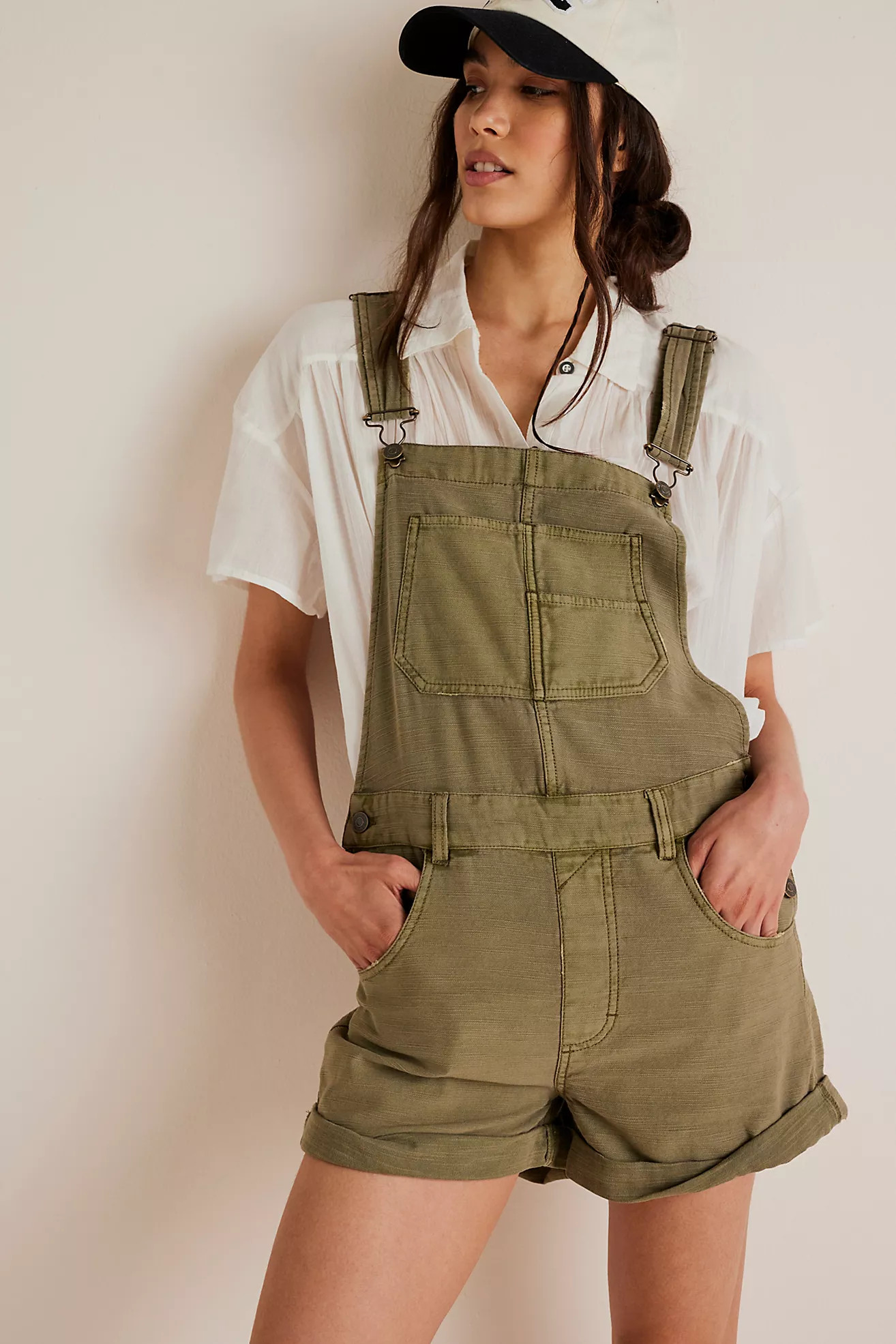 We The Free Ziggy Soft Shortalls | Free People (Global - UK&FR Excluded)