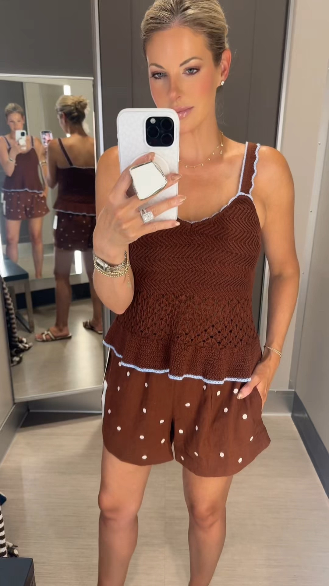 One of my favorite kinds of outfits… effortless, on-trend, and still cool enough for these hot summer days. ☀️🍂
If you’re already starting to sprinkle in those early fall vibes without melting in the heat, this look is such a good in-between. Lightweight, comfortable, and so easy to style now with sandals or sneakers, then transition into fall with a denim jacket or booties.
The best part? Every piece is budget-friendly and creates a flattering, easy silhouette that works beautifully on so many body types and at any age. These are the kinds of outfits you’ll reach for again and again because they just work.
I’ve linked everything here so you can recreate the entire look with ease! 🤍
#LTKStyle #LTKFashion #SummerStyle #FallTransition #TransitionalStyle #AffordableFashion #BudgetFriendlyStyle #EverydayOutfit #Over30Style #Over40Style #CasualChic #WearNowWearLater

#LTKootd #LTKOver40 #LTKSeasonal