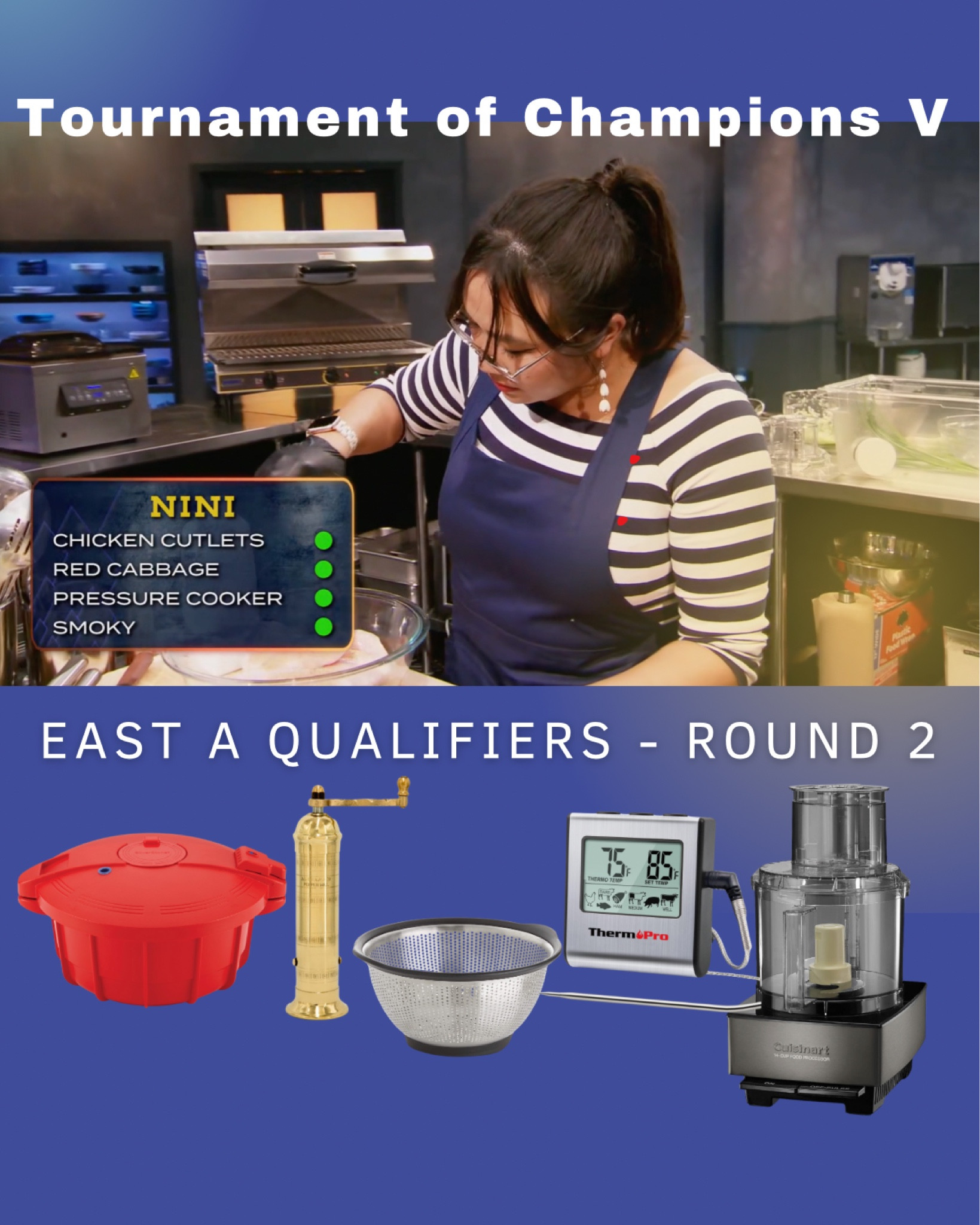 For round 2 of the East A Qualifiers for TOCV, I went head to head with Chef Leah Cohen. The Randomizer gave us chicken cutlets for protein, red cabbage for produce, a microwave pressure cooker for equipment, and the style was smoky. Representing New Orleans, naturally, I made Red Beans and Rice with Fried Chicken and Cabbage. I’ve never used a microwave pressure cooker prior to this cook, so I’m glad it worked out! Have you tried one? Here are some other equipment I’ve used for this round.

#LTKfindsunder100 #LTKhome #LTKGiftGuide