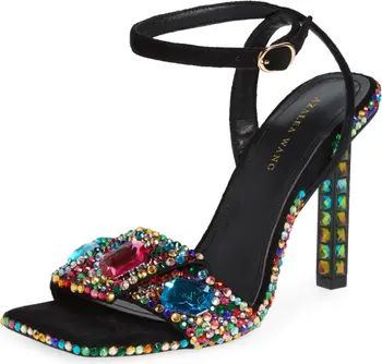 Discoball Ankle Strap Sandal (Women) | Rhinestone Sandals Rhinestone Heels Party Heels Party Shoes | Nordstrom