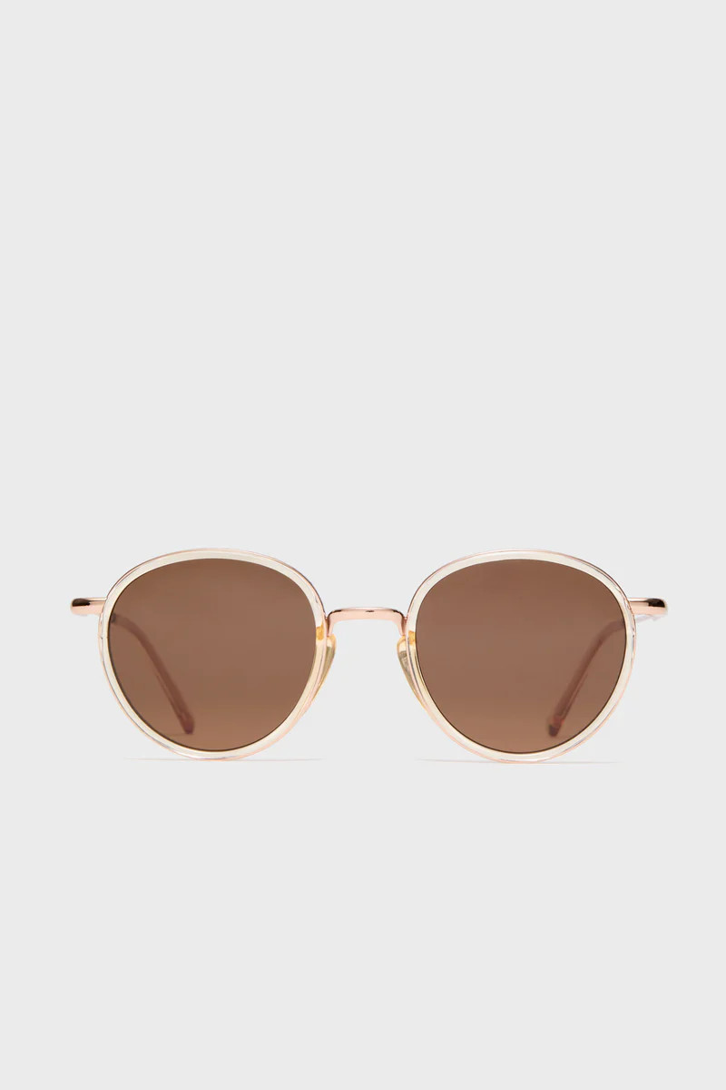 Champagne Amber Baia Polarized Sunglasses | Tuckernuck (US)