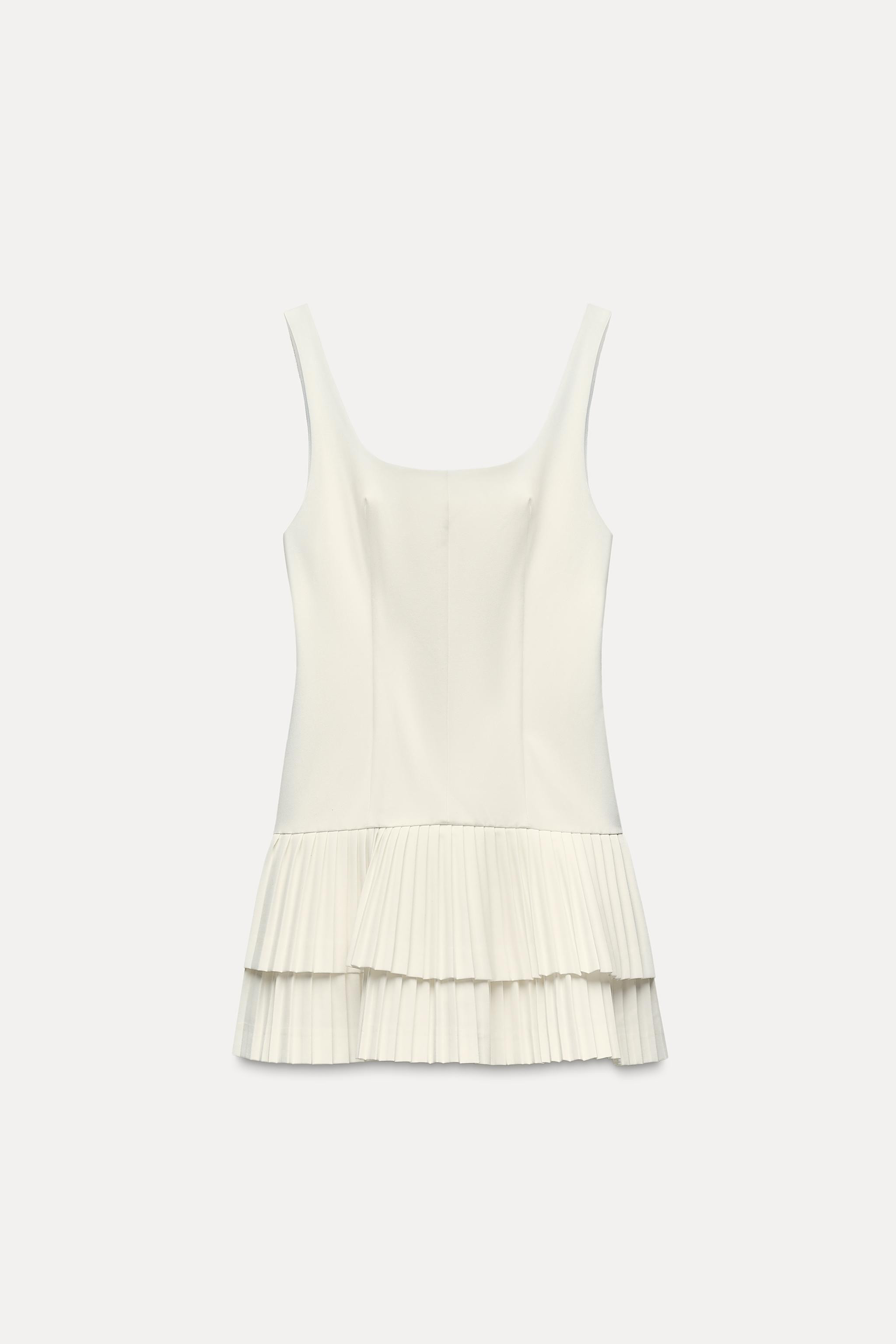 BOX PLEAT JUMPSUIT DRESS | Zara UK