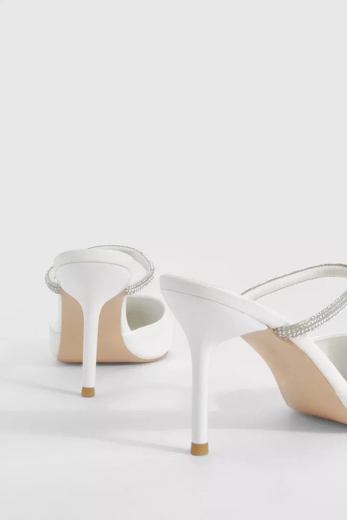 Diamante Embellished Court Shoes | Boohoo.com (UK & IE)
