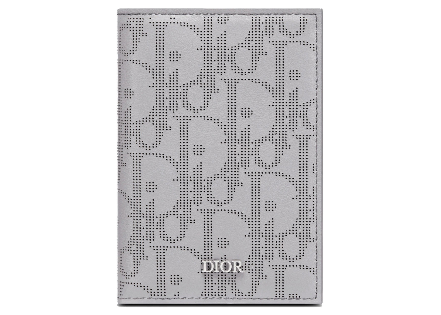 Women's Dior BiFold Card Holder Oblique Galaxy in Gray | StockX