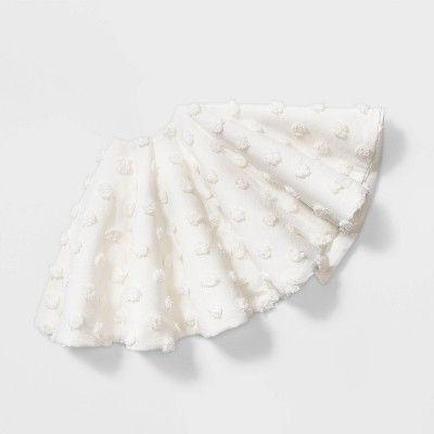 48in Dots Christmas Tree Skirt Ivory - Wondershop&#8482; | Target
