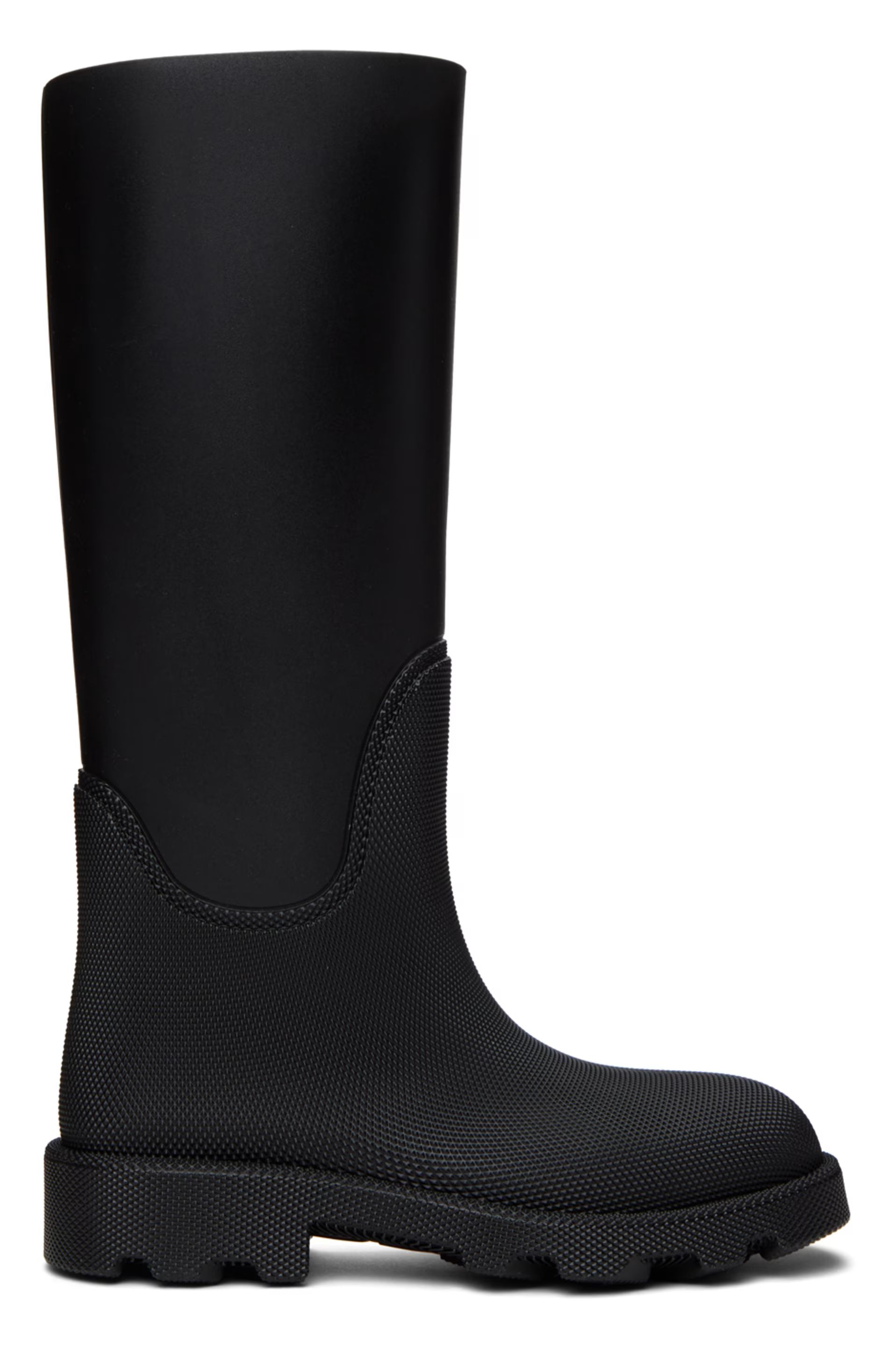 Black Rubber Marsh High Boots | SSENSE