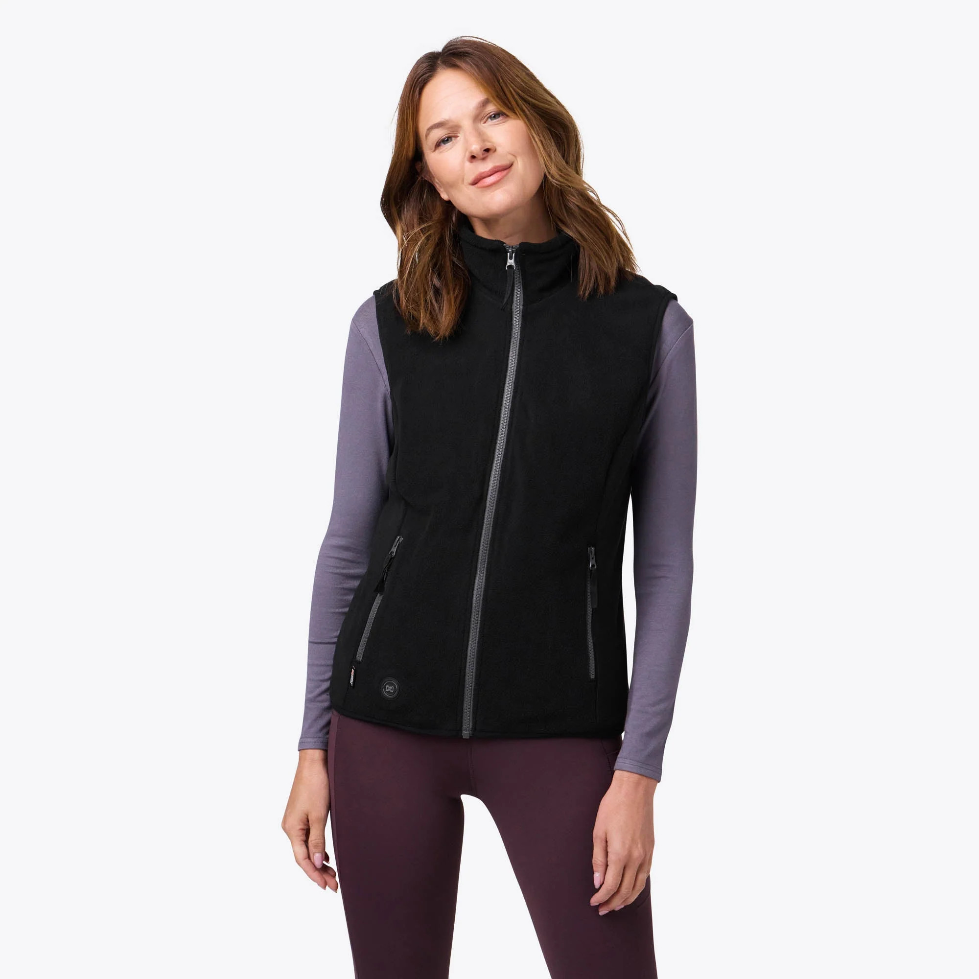 Trek Heated Fleece Vest Women's - Black | Fieldsheer