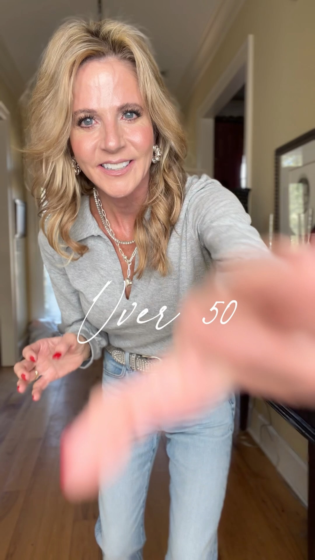 I’m in XS in the top & 25 in the jeans. I got a 9 in the boots. They are a tad snug, so you may want to consider sizing up.


#LTKgrwm #LTKootd #LTKOver40