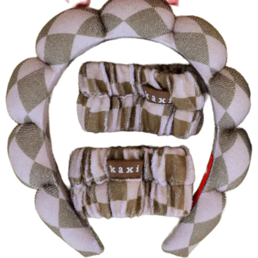 Kaxi GRWM Headband + Wristband Set, Neutral | Maisonette
