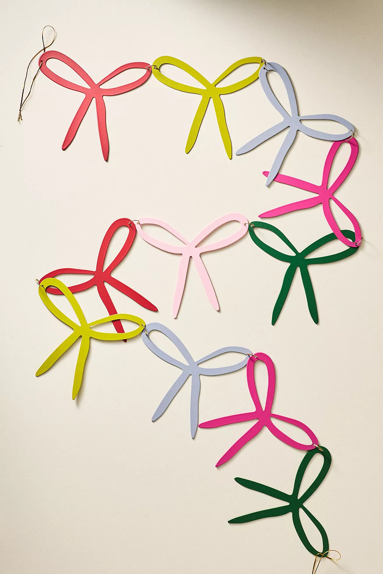 Metal Bow Garland | Anthropologie (US)