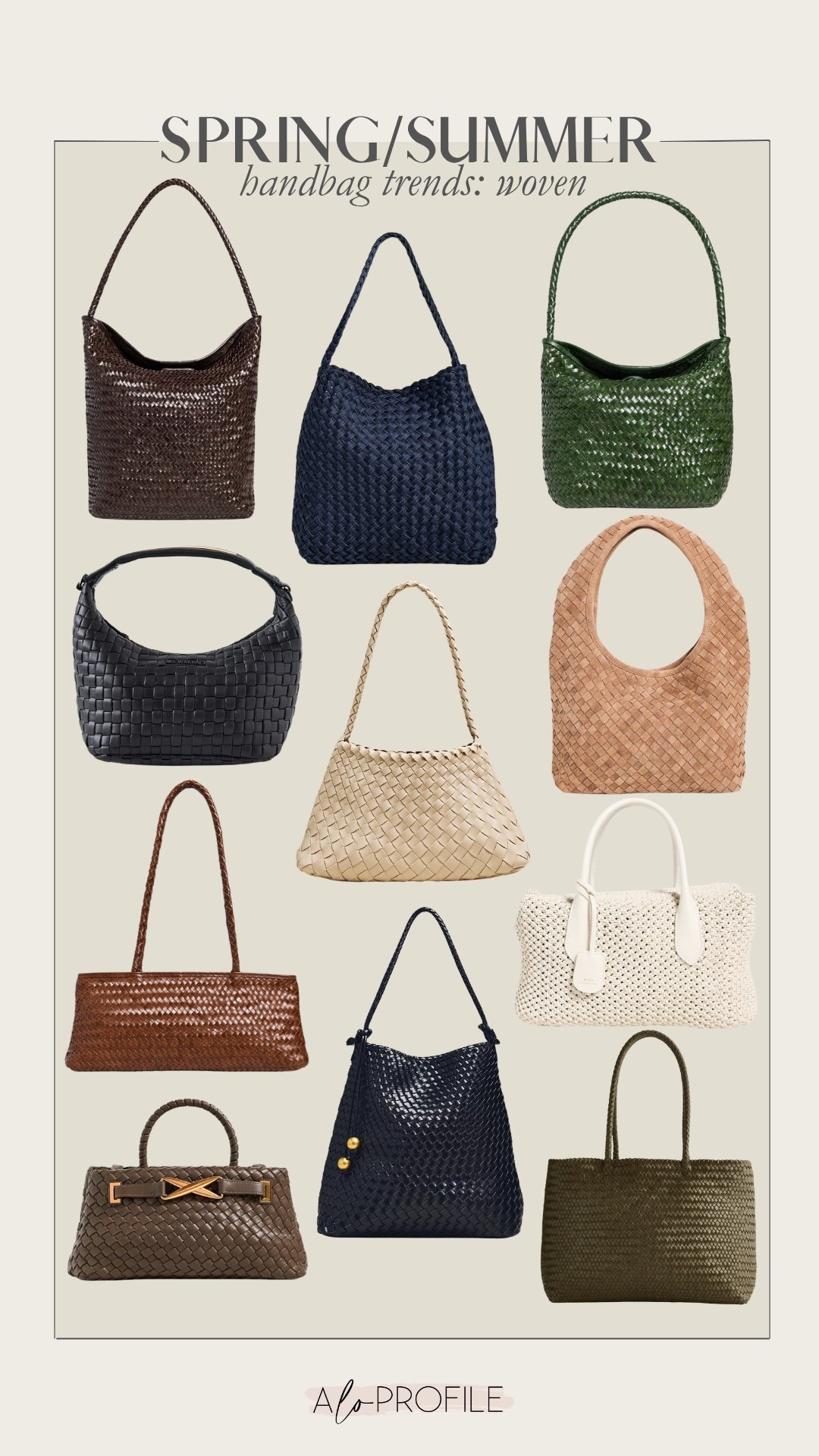 Handbags Trending for Spring + Summer // summer accessories, summer bag, summer handbag, summer accessory trends, hobo bag, spring bag, spring bag trends, accessories