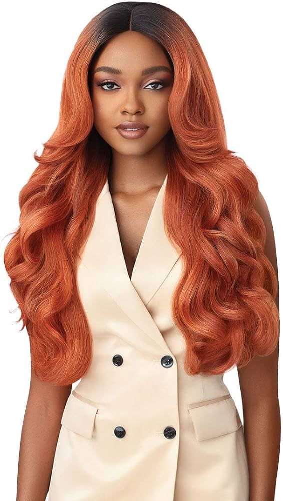 Outre Soft & Natural Synthetic Lace Front Wig - NEESHA 208 (2 Dark Brown) | Amazon (US)